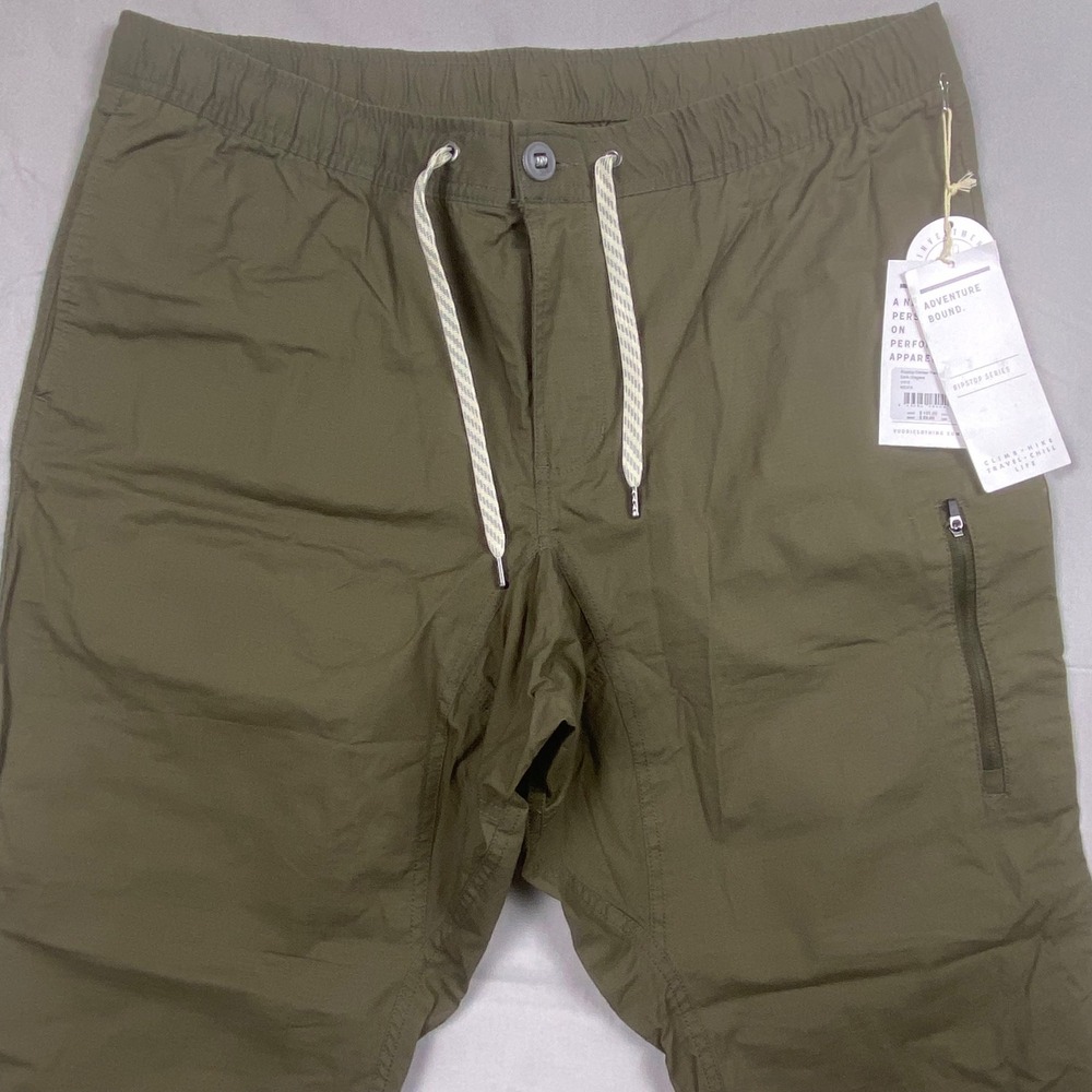 Vuori Ripstop Climber Pant Dark Oregano Mens XXL NWT Organic Stretch Hiking - Picture 2 of 14